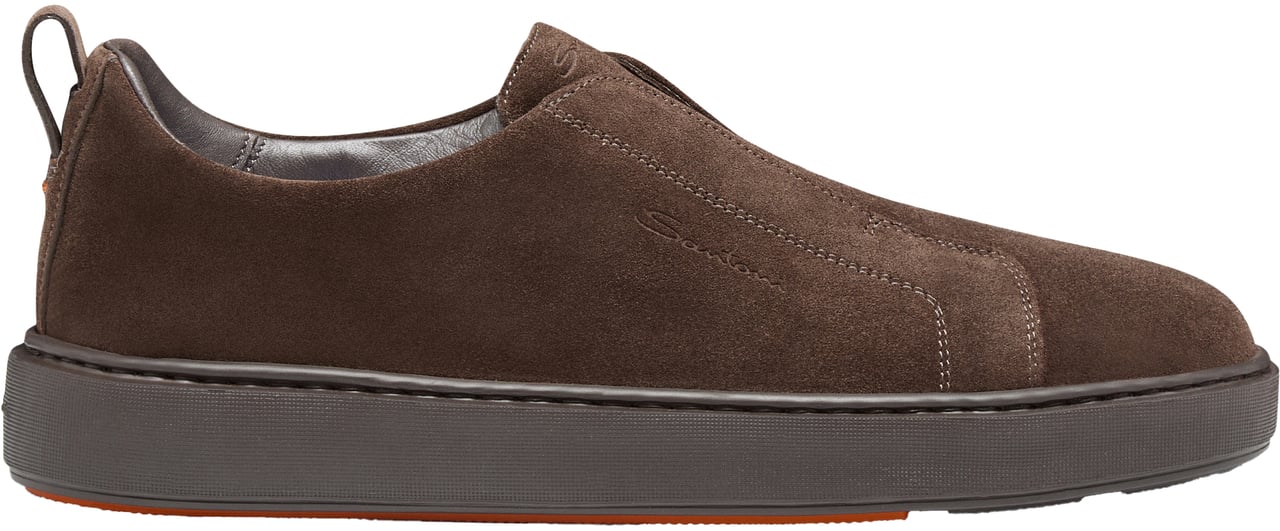 Santoni Sneakers Brown Wit