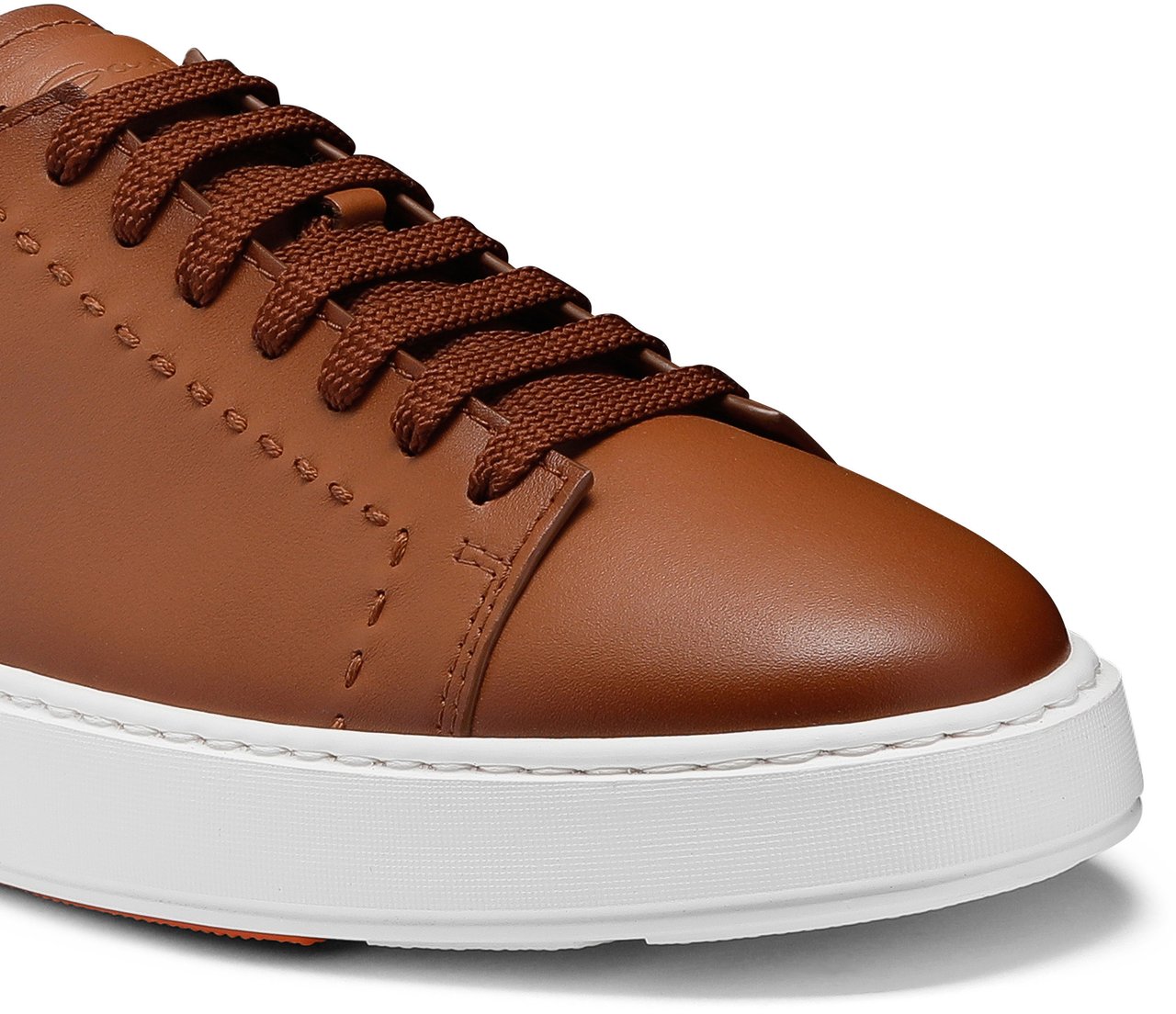Santoni Men's leather sneaker Wit