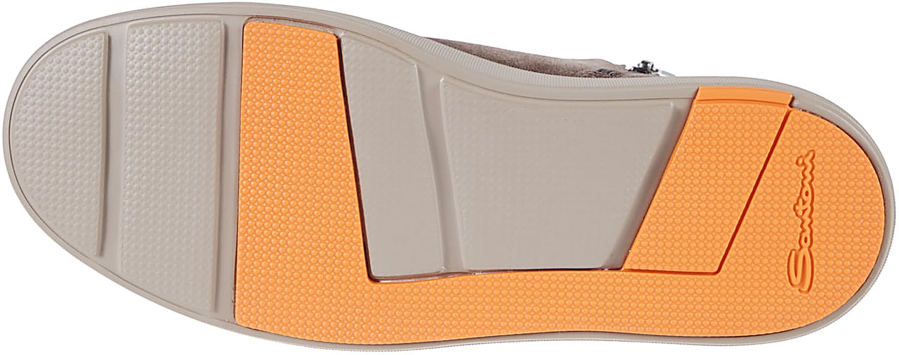 Santoni Dump High Sneakers Brown Bruin