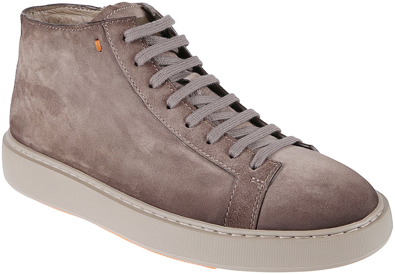 Santoni Dump High Sneakers Brown Bruin
