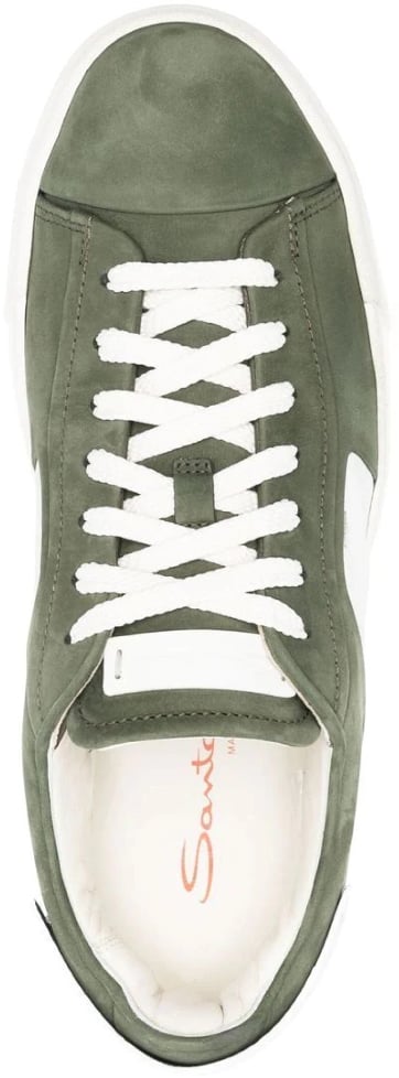 Santoni Sneakers Green Donkergroen
