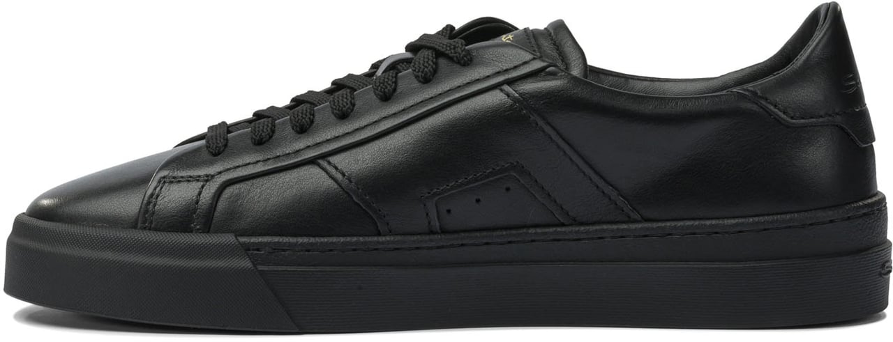 Santoni "Double Buckle" Sneakers Zwart