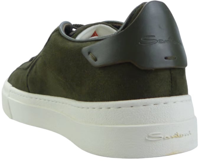 Santoni Sneakers Green Donkergroen
