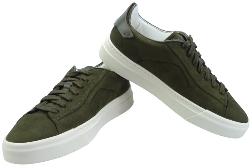 Santoni Sneakers Green Donkergroen