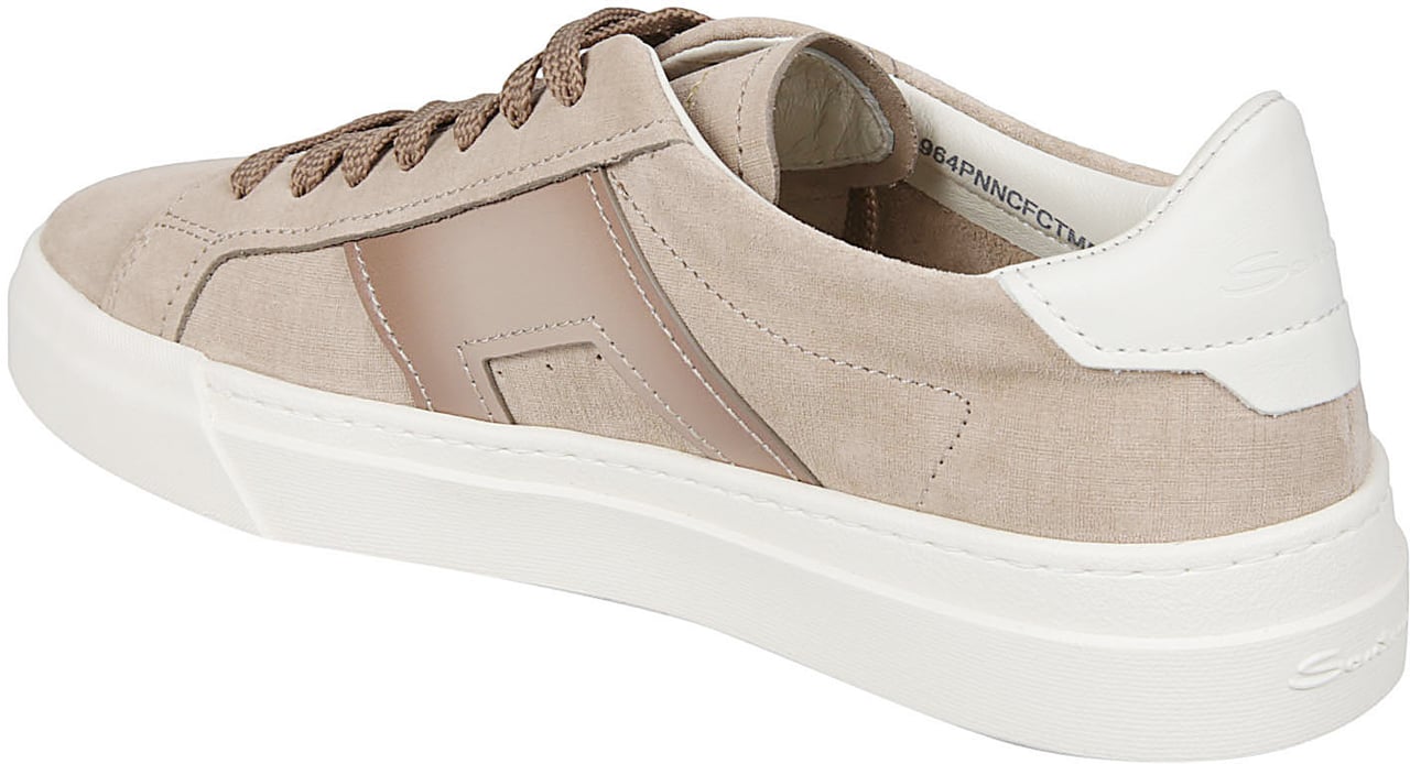 Santoni Dbs Double Buckle Low Top Sneakers Brown Bruin