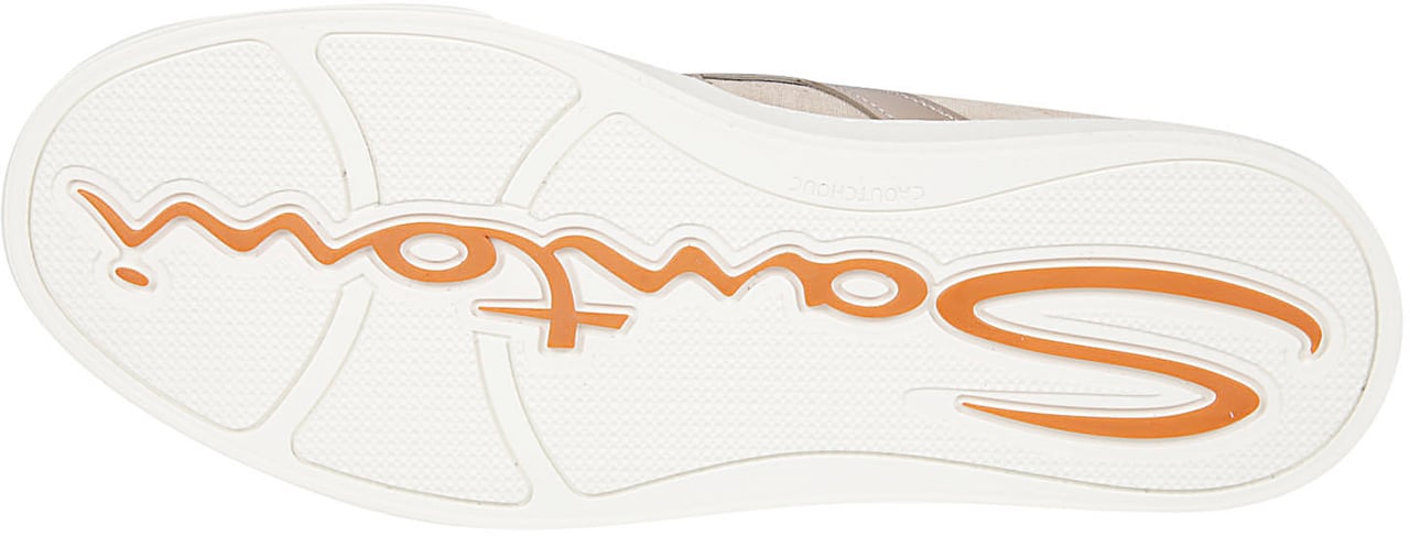 Santoni Dbs Double Buckle Low Top Sneakers Brown Bruin