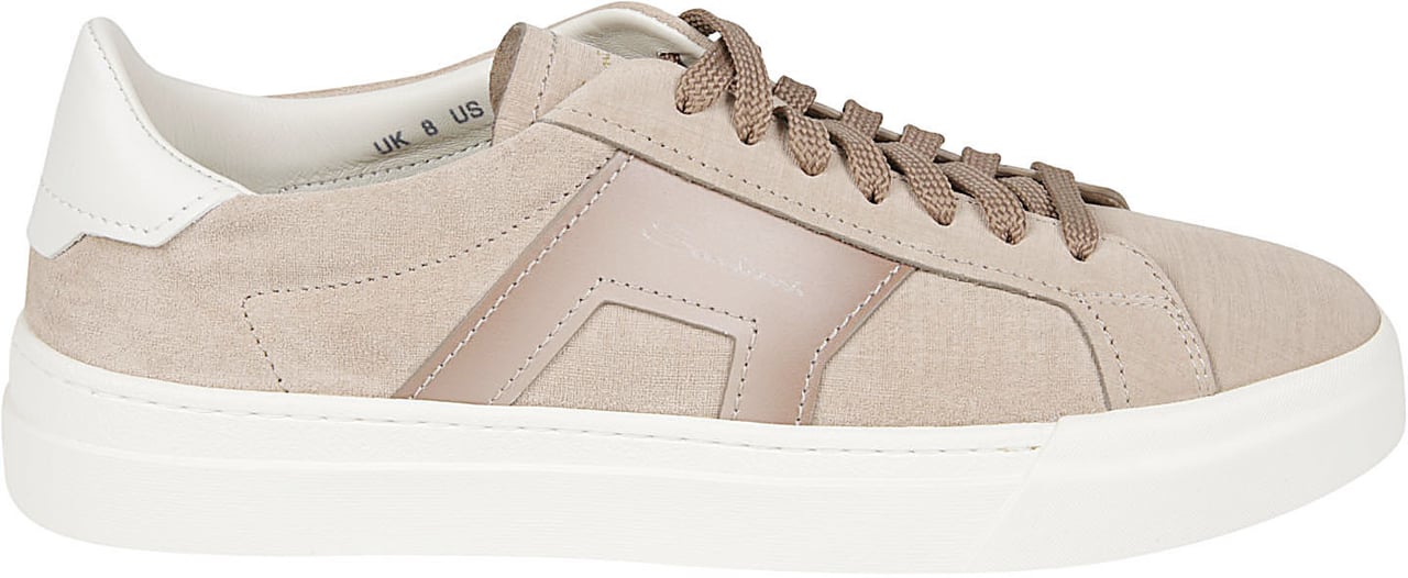 Santoni Dbs Double Buckle Low Top Sneakers Brown Bruin