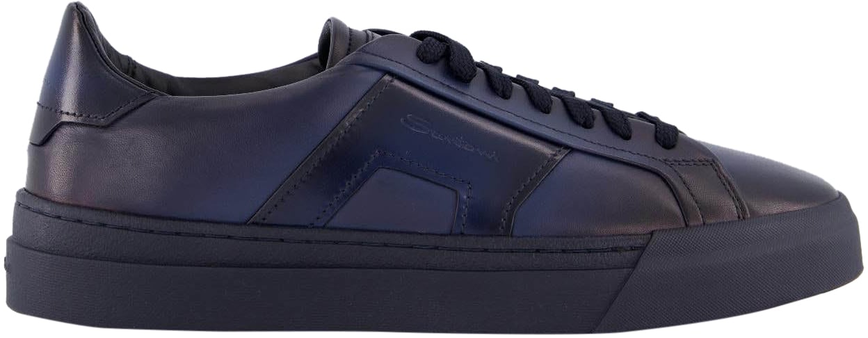 Santoni Heren Santoni Sneaker Blauw