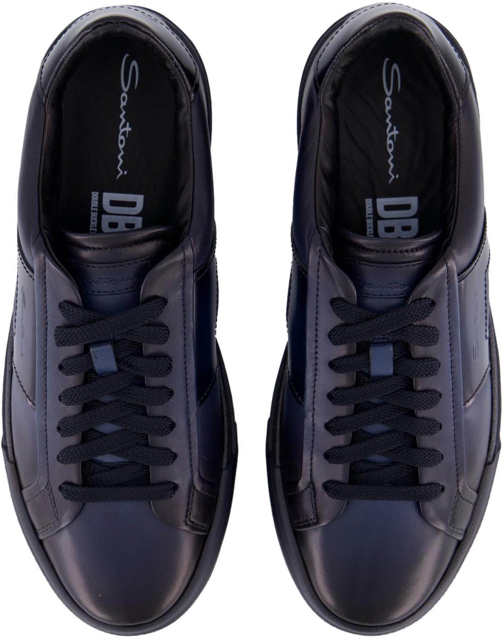 Santoni Heren Santoni Sneaker Blauw