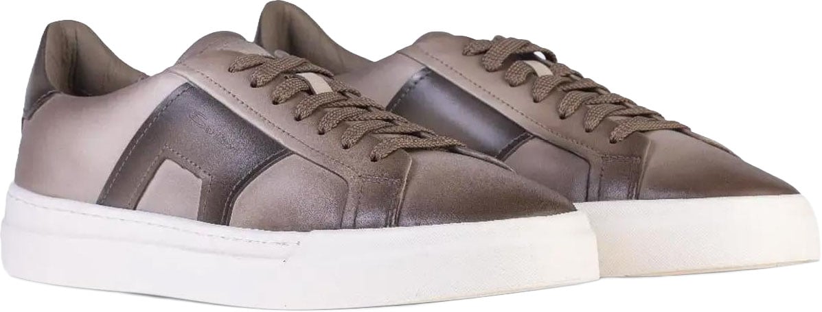 Santoni Heren Sneaker Beige