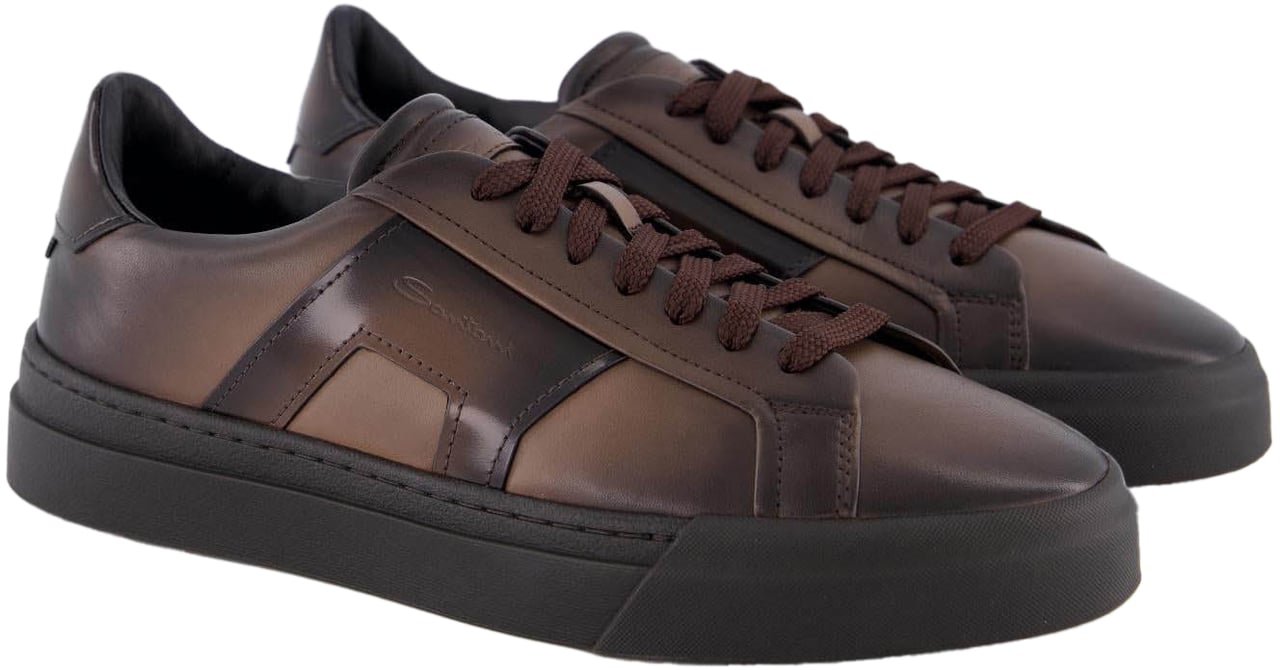 Santoni Heren Santoni Sneaker Bruin