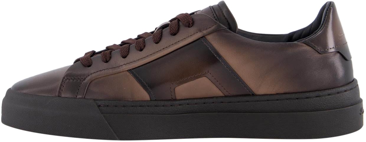 Santoni Heren Santoni Sneaker Bruin