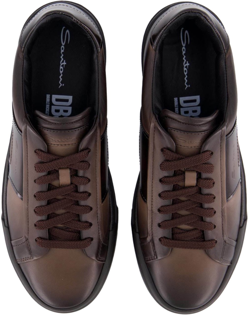 Santoni Heren Santoni Sneaker Bruin