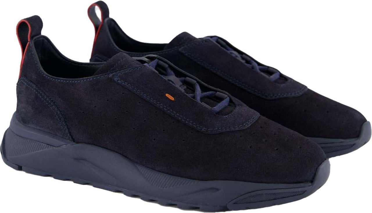 Santoni Heren New Leas Blauw