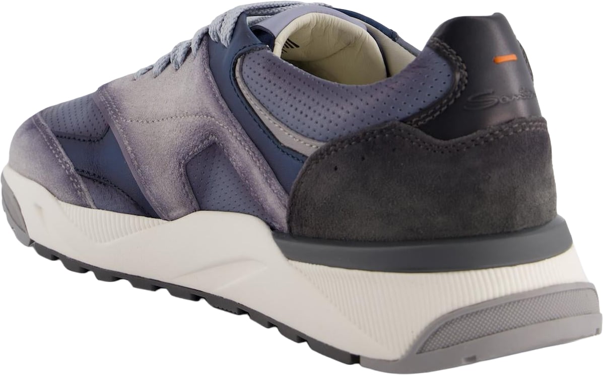 Santoni Heren Nova Nex Blauw