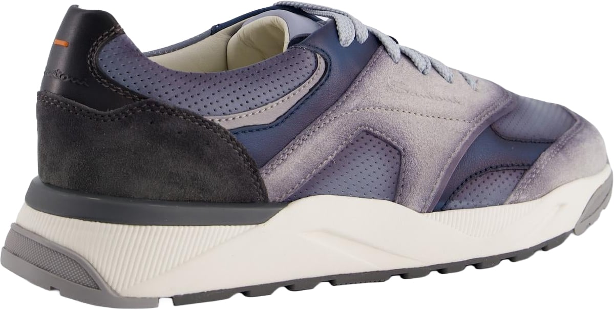 Santoni Heren Nova Nex Blauw