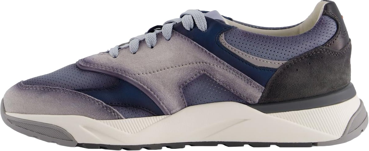 Santoni Heren Nova Nex Blauw