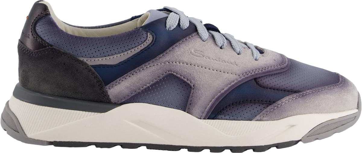 Santoni Heren Nova Nex Blauw