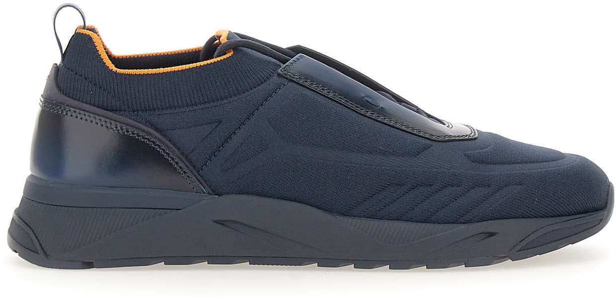 Santoni Sneakers Blue Blauw