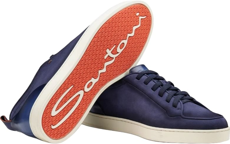Santoni Sneakers Blue Navy