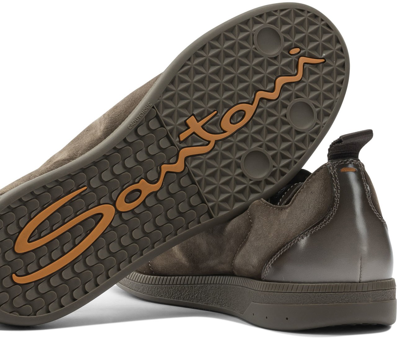 Santoni Sneaker with elastic laces Beige