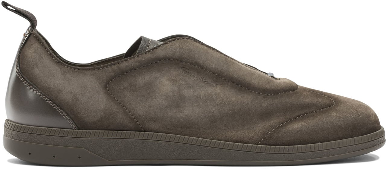 Santoni Sneaker with elastic laces Beige