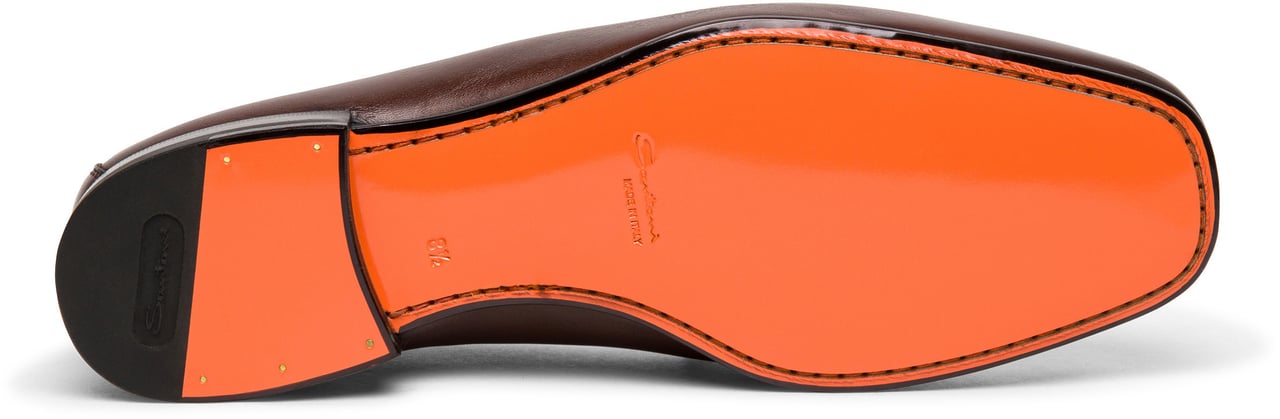 Santoni Men's leather loafer Wit