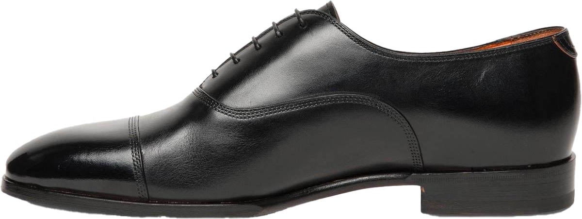 Santoni Heren Archie Zwart