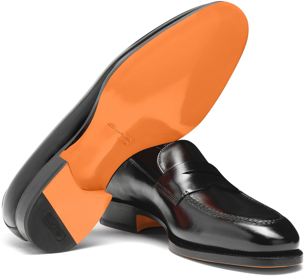 Santoni Men's penny loafer Wit