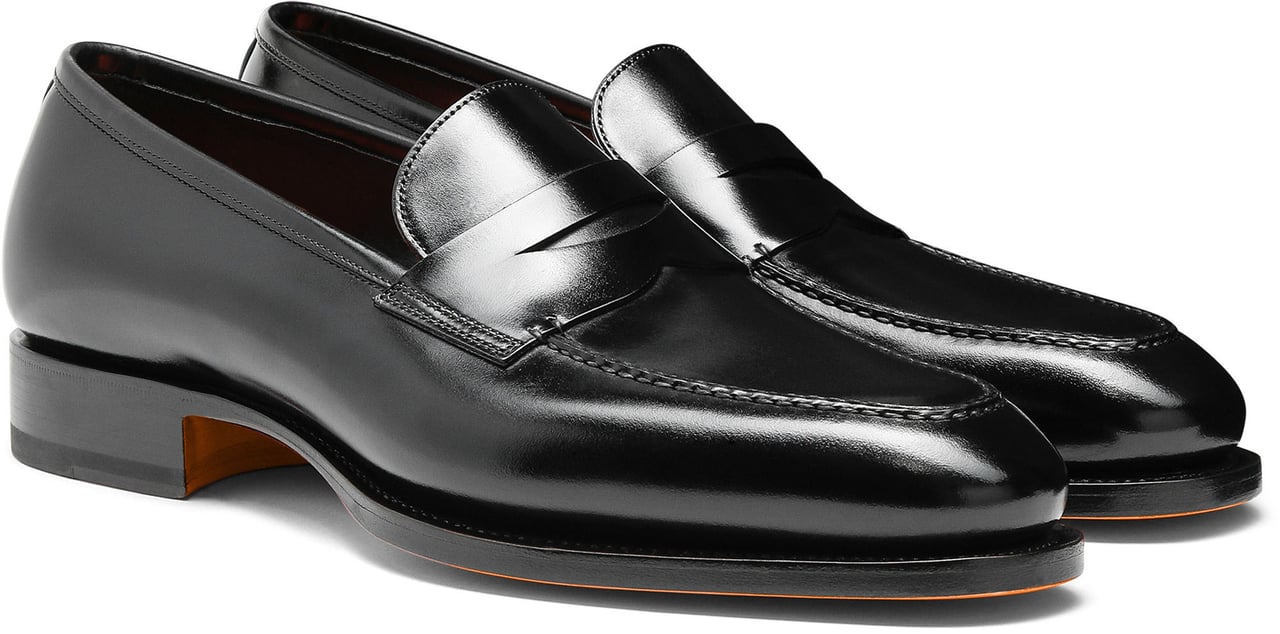 Santoni Men's penny loafer Wit