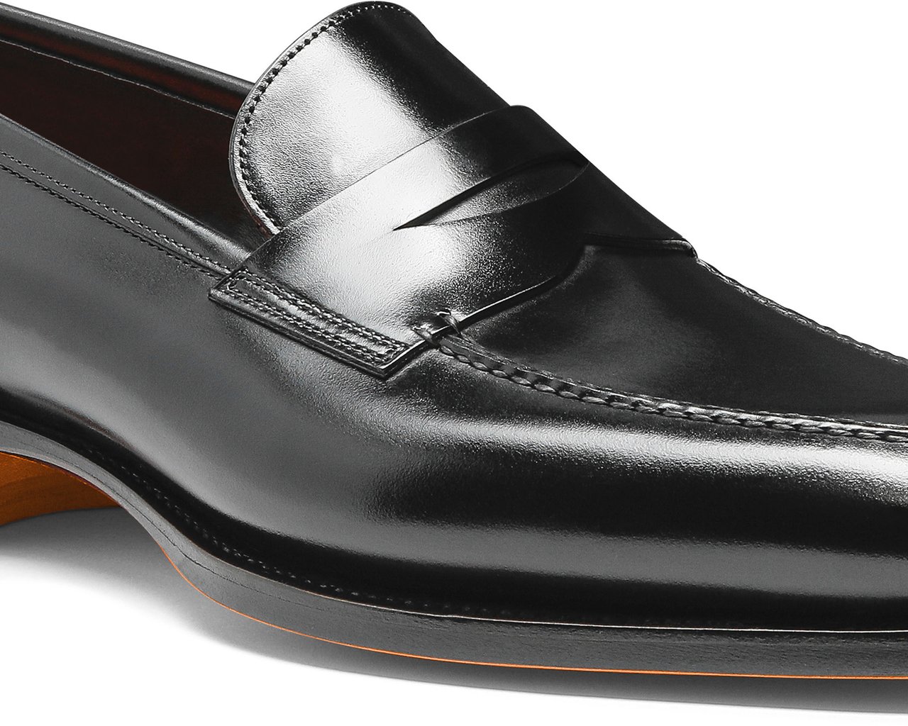 Santoni Men's penny loafer Wit