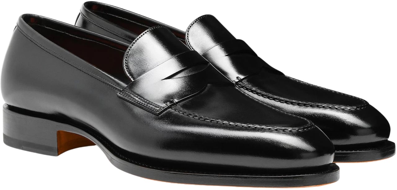 Santoni Flat Shoes Black Zwart