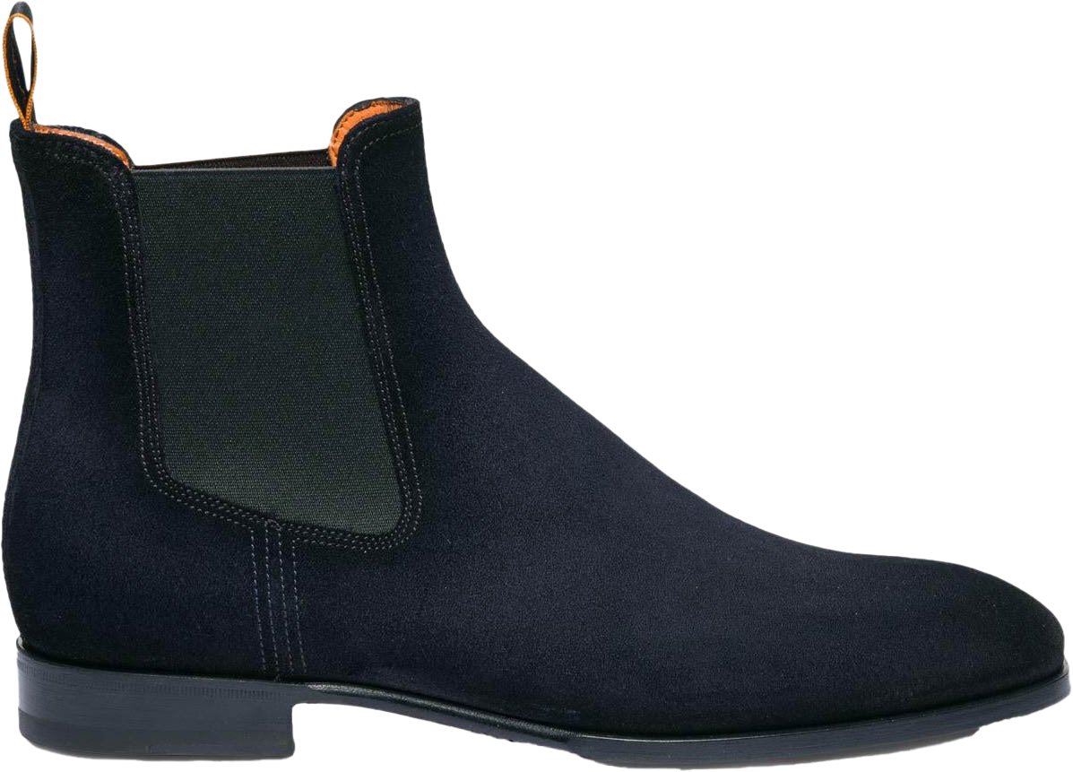 Santoni Heren Archerboot Blauw