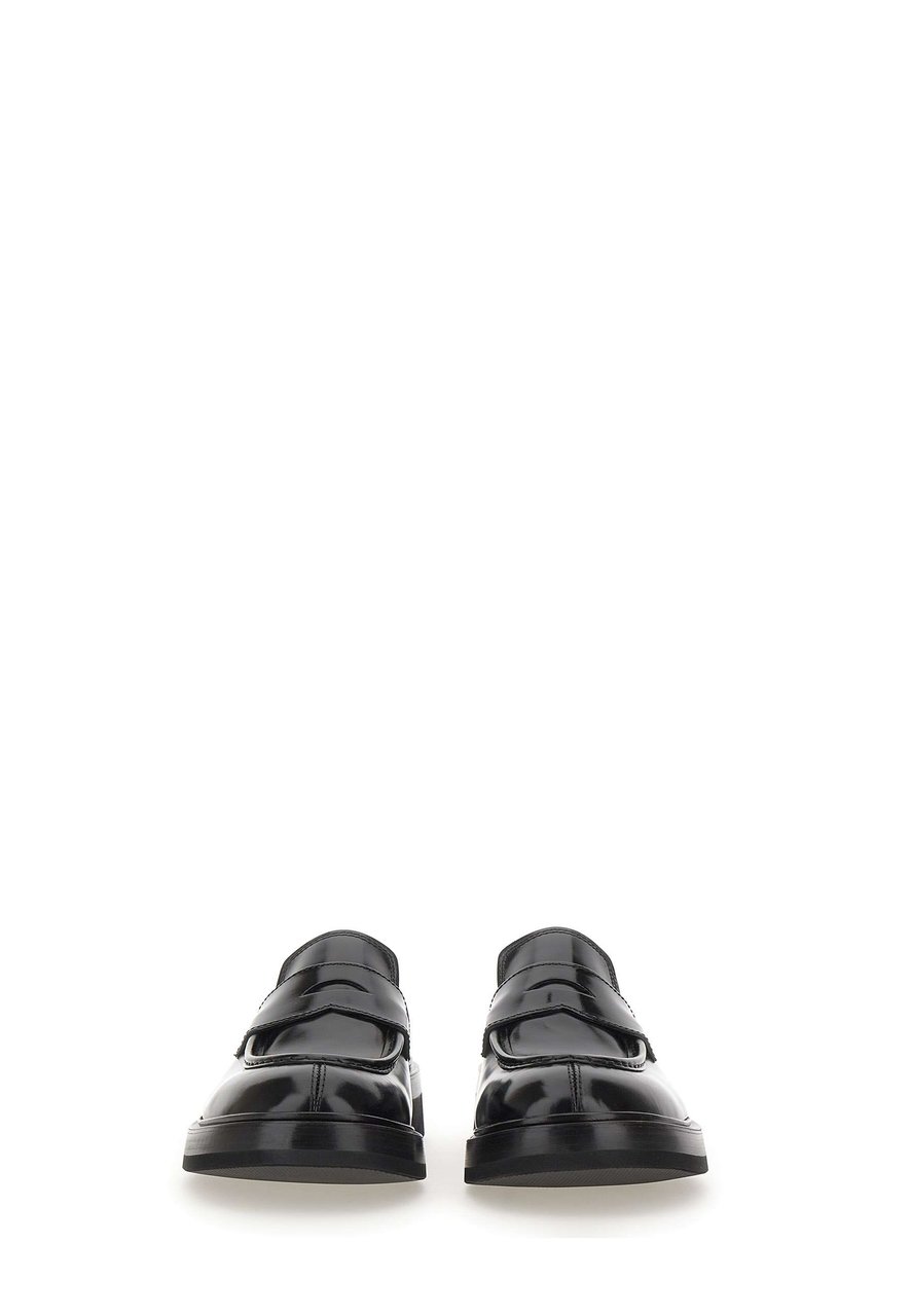 Santoni Flat Shoes Black Zwart
