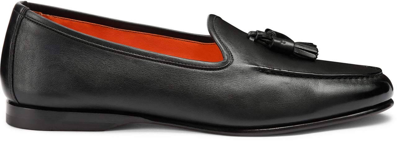 Santoni Men’s tassel loafer Wit