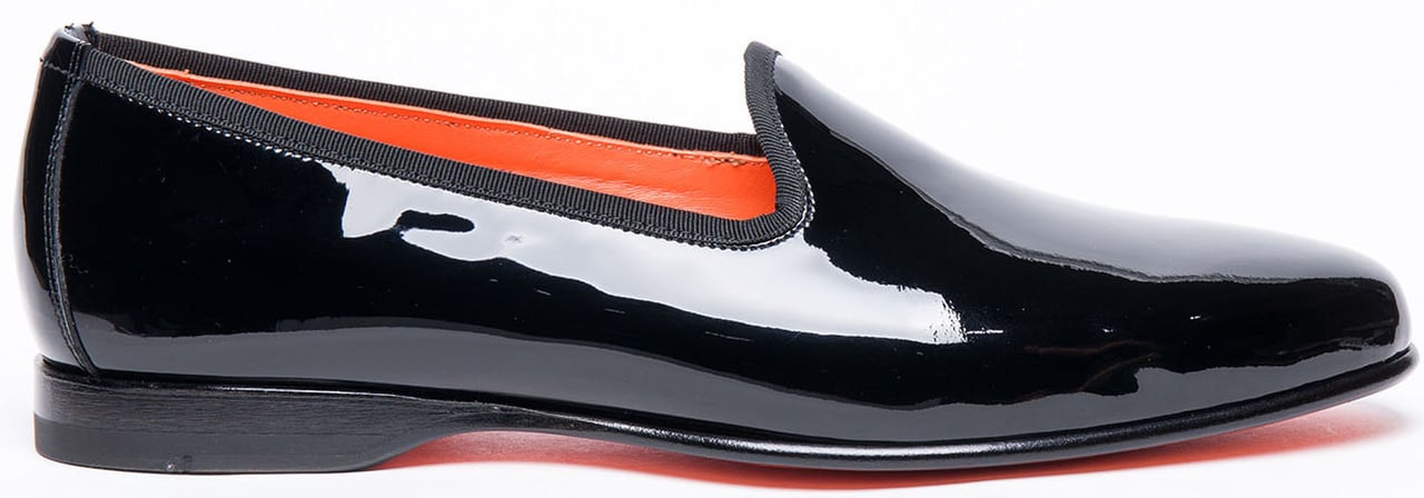 Santoni Santoni Flat Shoes Black Zwart