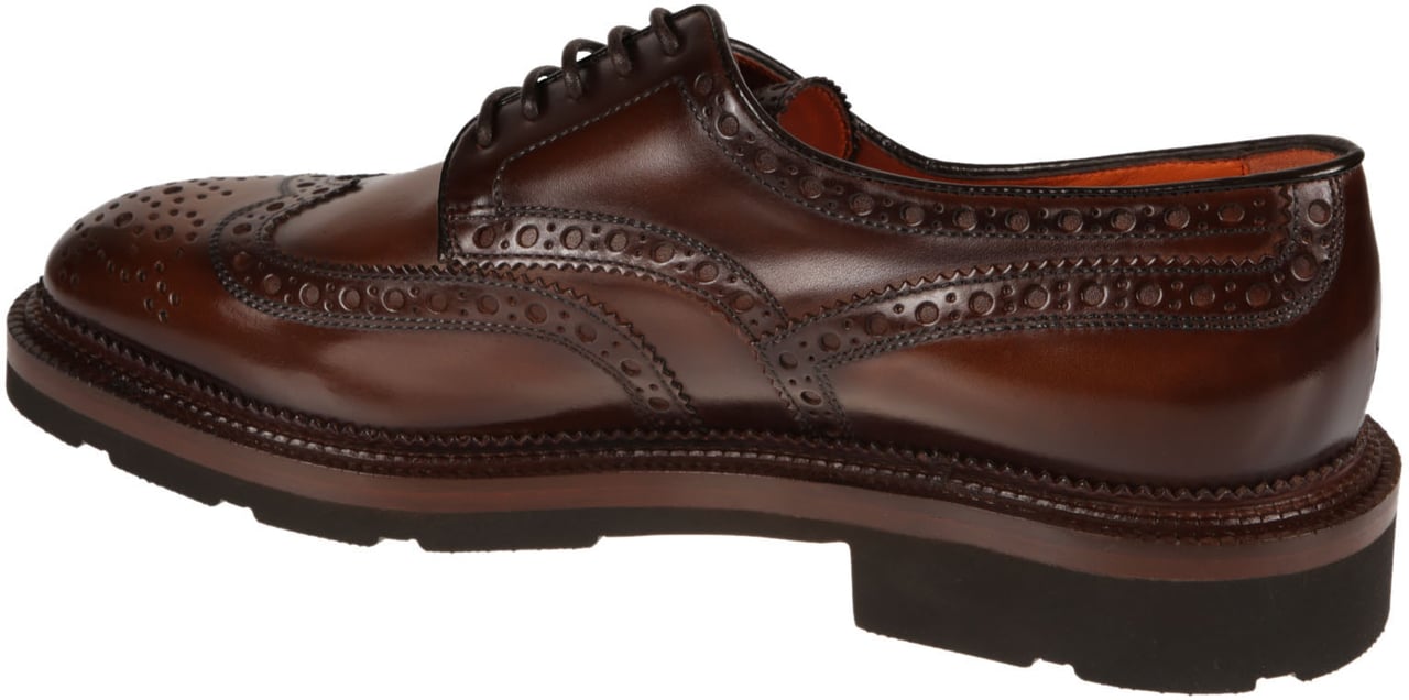 Santoni Emil Derbies Brown Bruin