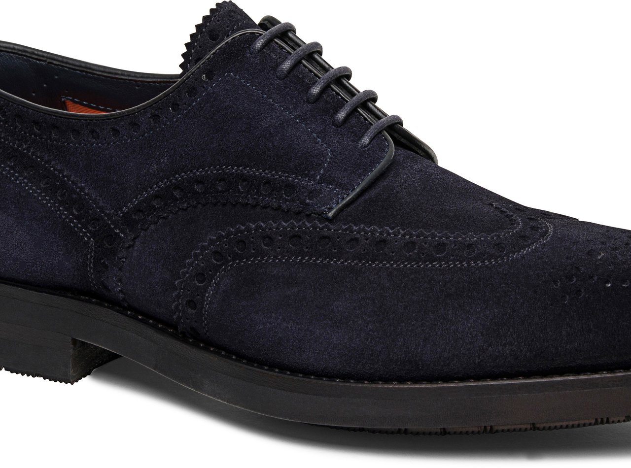 Santoni Men’s Derby brogue Wit