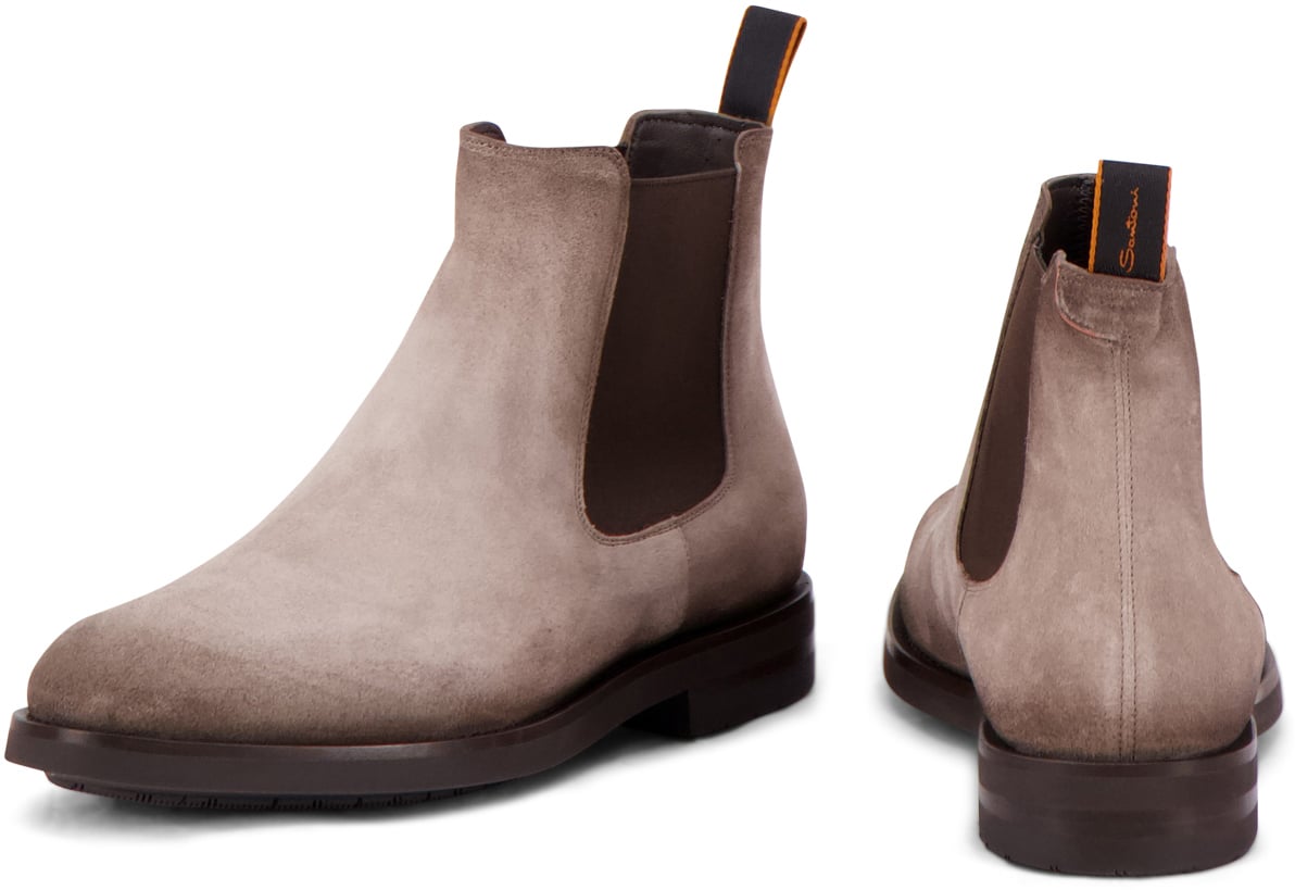 Santoni Instapschoen Bruin Bruin