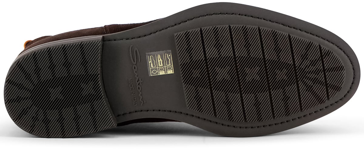 Santoni Instapschoen Bruin Bruin