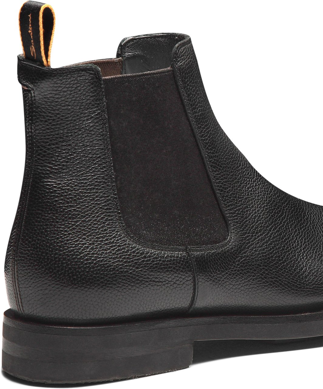 Santoni Leather chelsea boot Wit