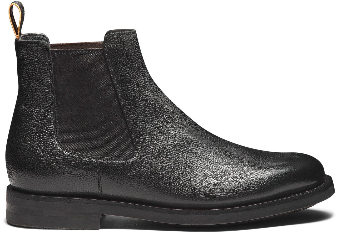 Santoni Leather chelsea boot Wit