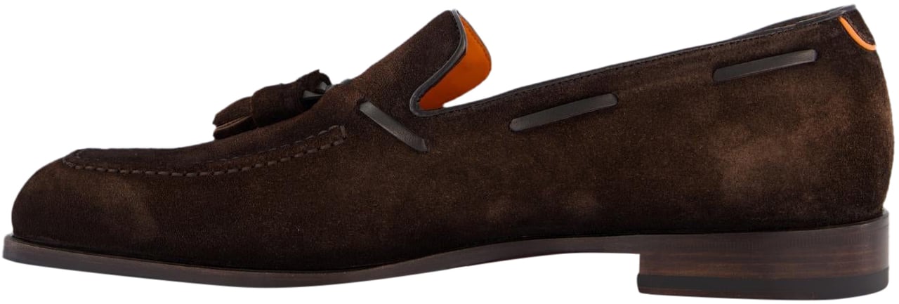 Santoni Heren Brando Loafer Bruin Bruin