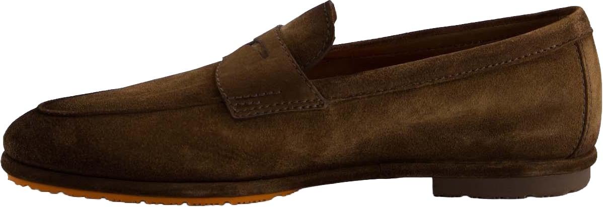 Santoni Heren Carlo Santoni Sneaker Bruin