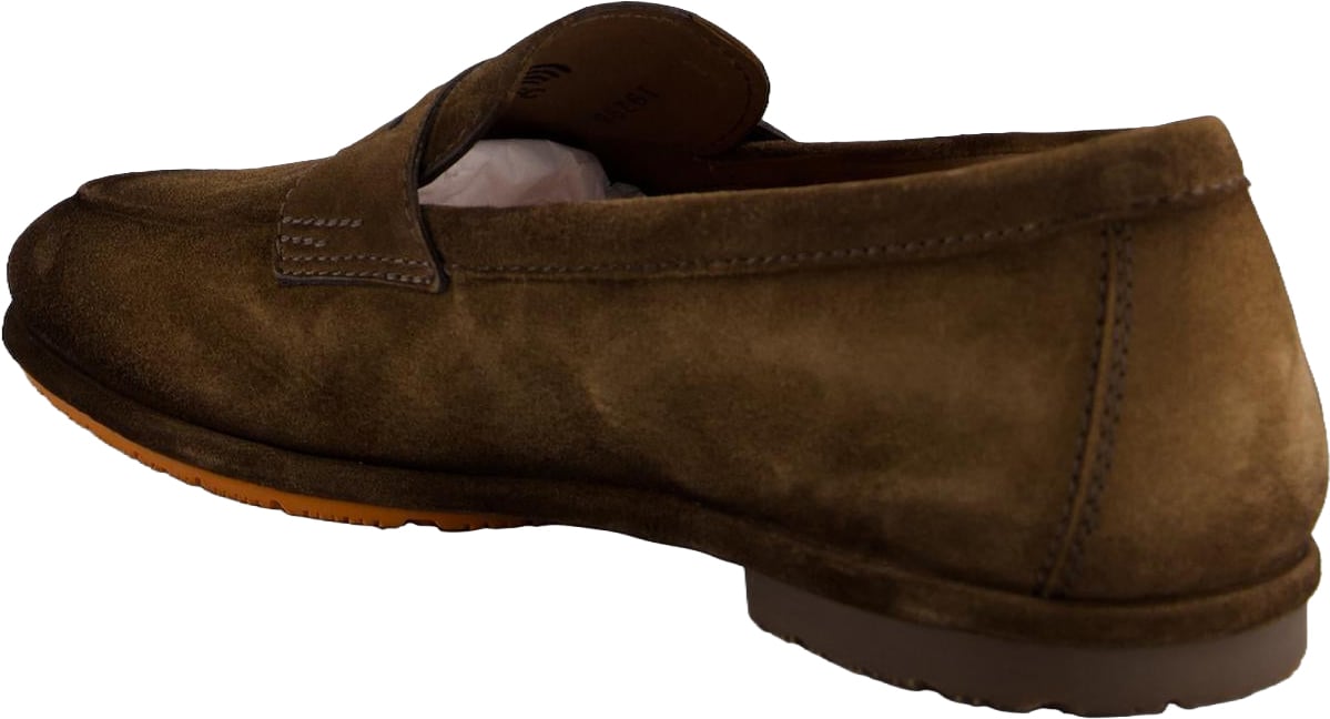 Santoni Heren Carlo Santoni Sneaker Bruin