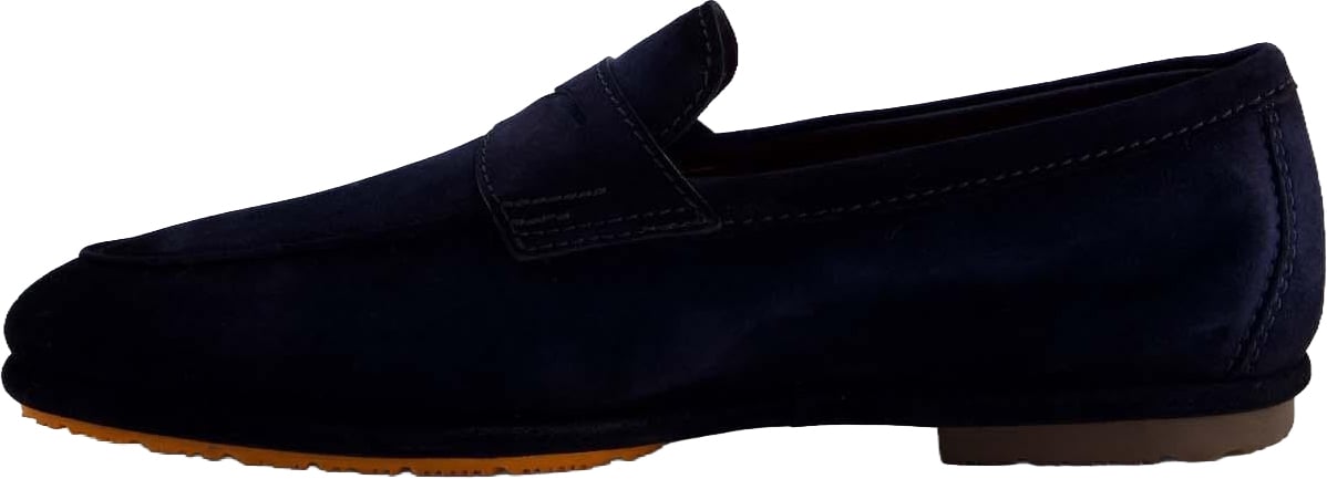 Santoni Heren Carlo Sneaker loafers Blauw