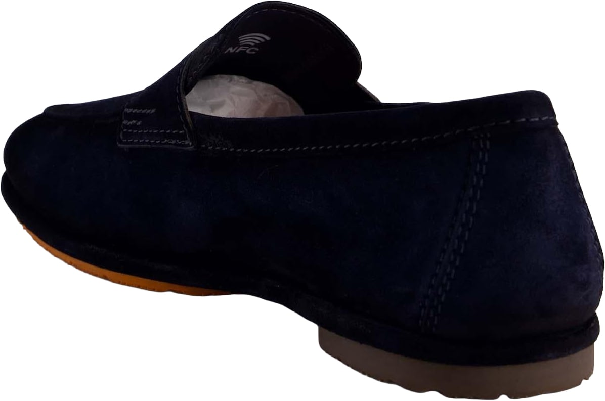Santoni Heren Carlo Sneaker loafers Blauw