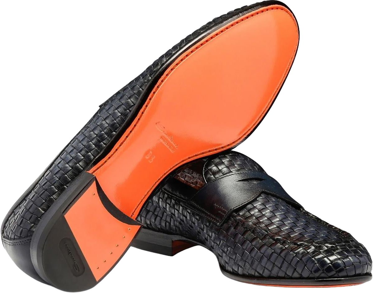 Santoni Heren Gwendal loafers Zwart