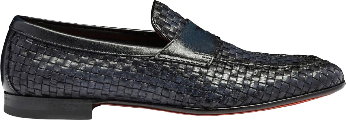Santoni Heren Gwendal loafers Zwart