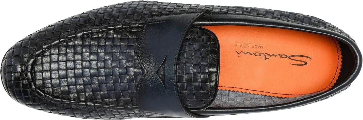 Santoni Heren Gwendal loafers Zwart